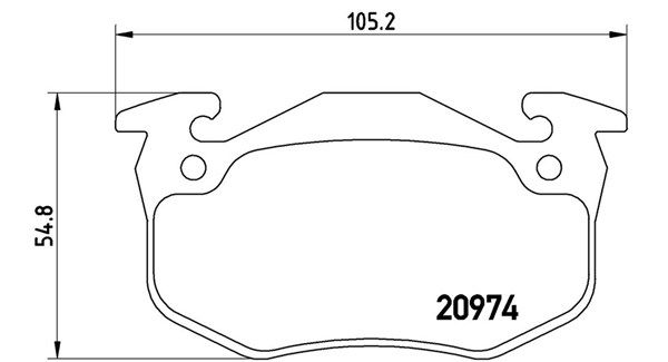 MAGNETI MARELLI stabdžių trinkelių rinkinys, diskinis stabdys 363700461032